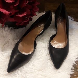 Vince Camuto Career Classic Black Heels Size 7.5 B